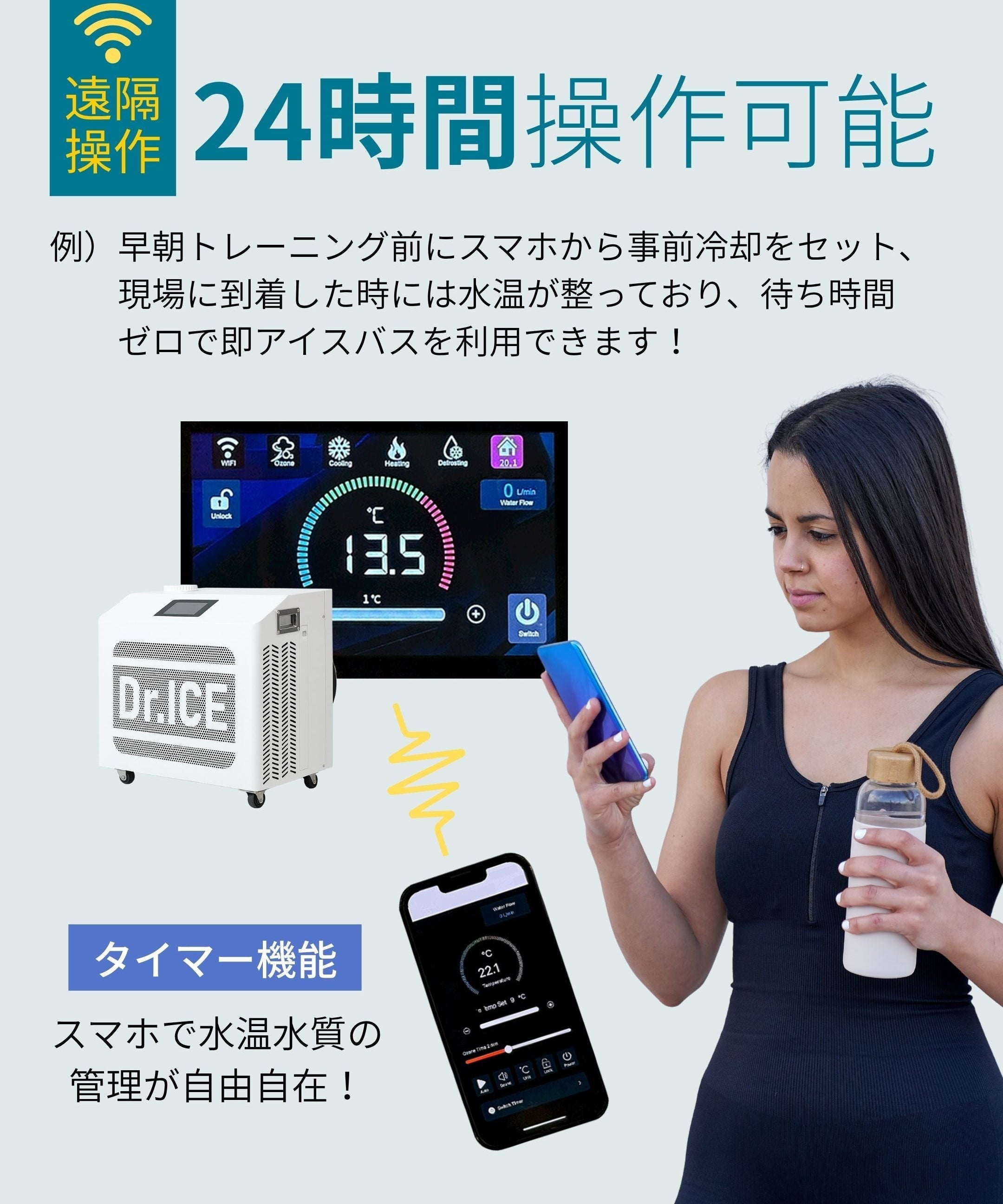 遠隔操作が変えるリカバリーの常識｜Dr.ICEがつくる次世代の冷却体験