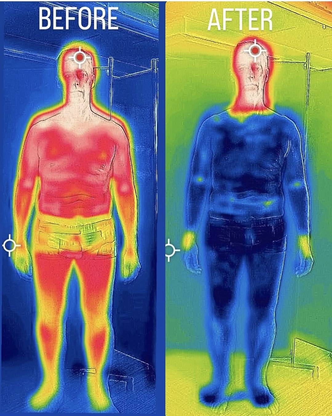 ❄️ BEFORE & AFTER: 冷水の力。 ❄️